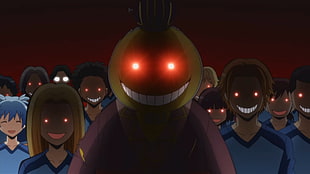 white and red table lamp, Assassination Classroom, Pr Koro, Warezed, Episode 1