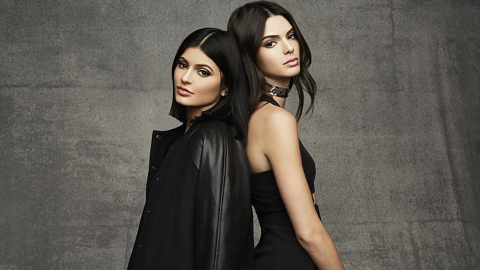 Kylie and Kendall Jenner HD wallpaper