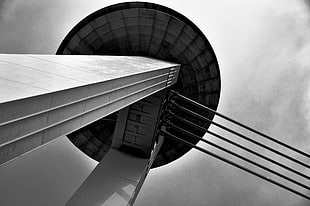 CN Tower, architecture, bridge, Bratislava, Slovakia