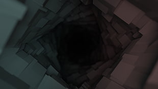 gray and black optical illusion