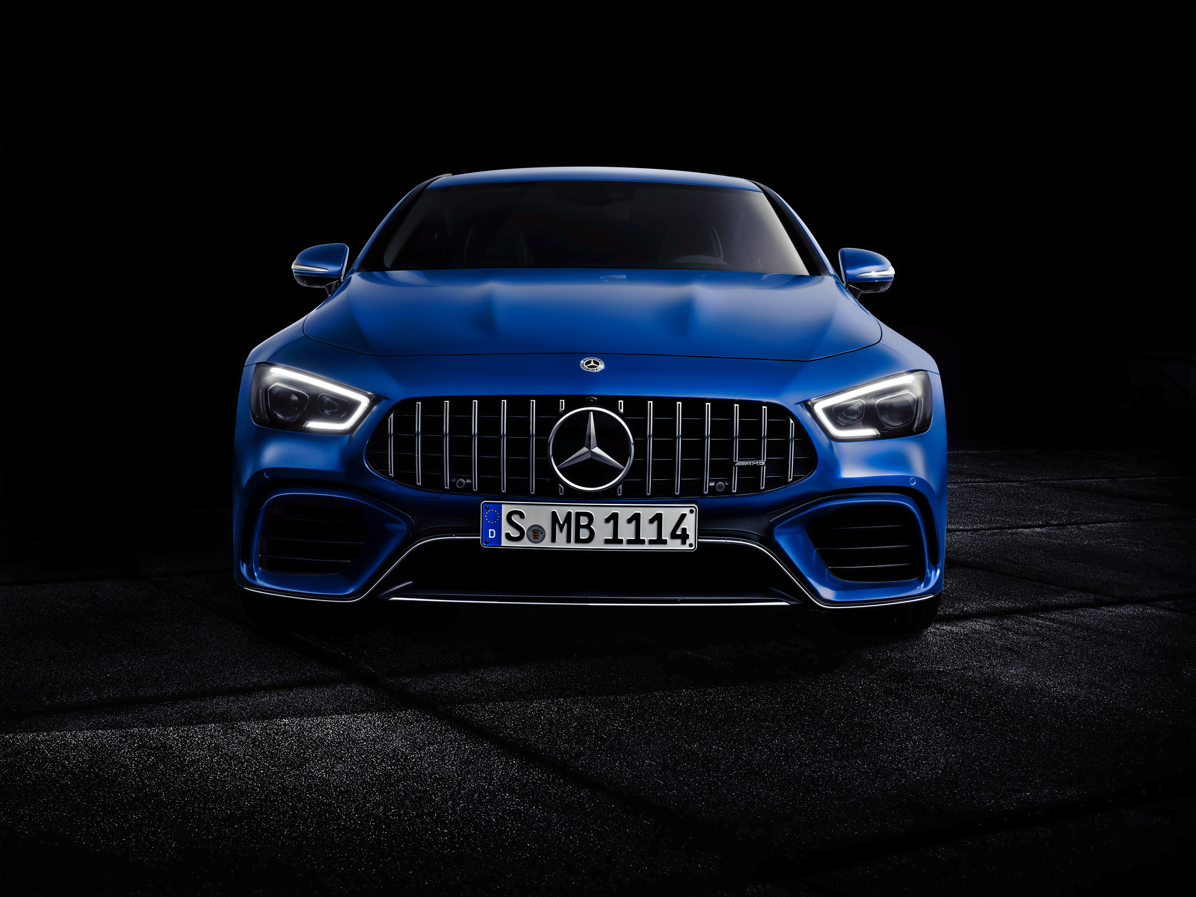 Blue Mercedes-Benz car, Mercedes-AMG GT 63 S 4MATIC+ 4-Door Coupe, Geneva  Motor Show, 2018 HD wallpaper | Wallpaper Flare