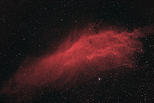 red nebula HD wallpaper