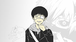 male Tokyo Ghoul character illustration HD wallpaper
