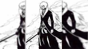 anime character illustration, Kurosaki Ichigo, Bleach, manga