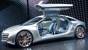 silver sports car
