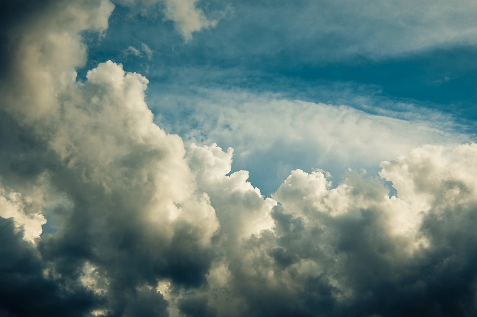 clear blue sky during daytime HD wallpaper