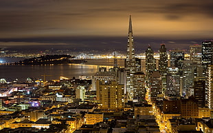city buildings, landscape, San Francisco HD wallpaper