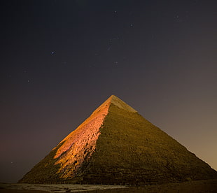 brown Pyramid in Egypt, Gize, pyramid, Pyramids of Giza, Egypt HD wallpaper