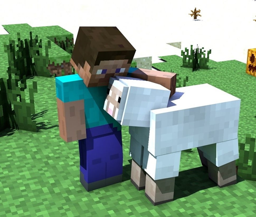 minecraft game application HD wallpaper