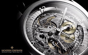 silver skeleton watch, Vacheron Constanin
