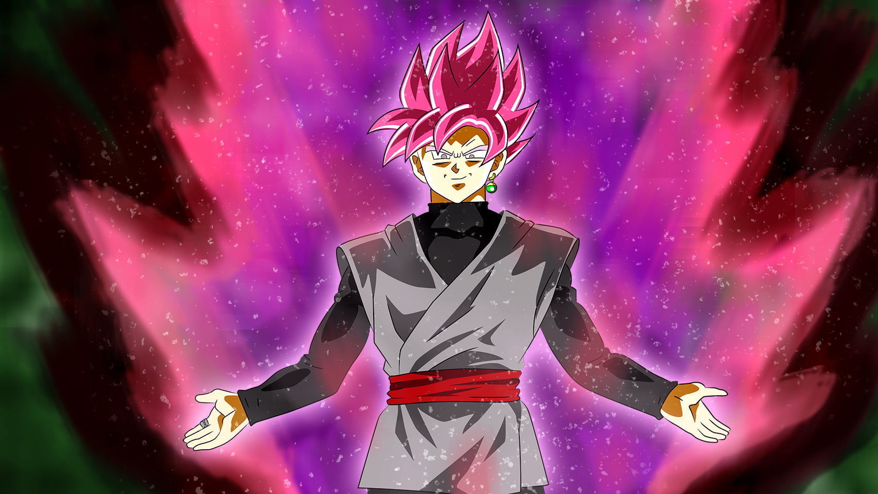 DragonBall Super Saiyan Rose Black Goku, Black Goku, Super Saiyan Blue, Dragon Ball Super, Akira Toriyama