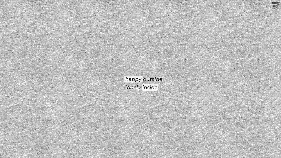 white and black text print paper, minimalism, loneliness HD wallpaper
