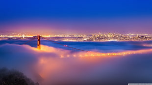 Golden Gate Bridge, California, San Francisco, bridge, city, San Francisco, Golden Gate Bridge HD wallpaper