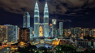 Petronas Tower, cityscape, Petronas Towers, Kuala Lumpur, Malaysia