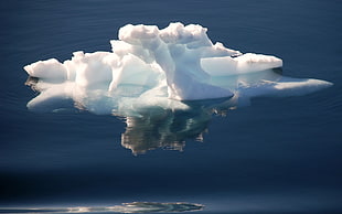 floating ice berg HD wallpaper