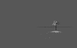lone tree illustration