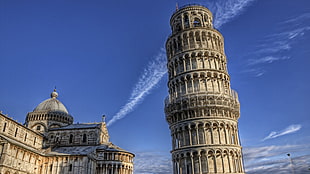 Leaning Tower of Pisa, Italy, Italy, building, Leaning Tower of Pisa, architecture