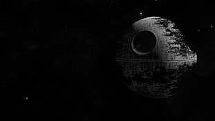 Star Wars Death Star illustration, Star Wars