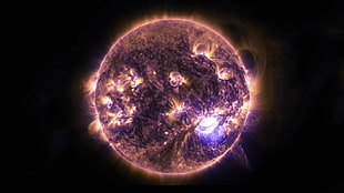 Solar Eclipse wallpaper, Sun, NASA, filter