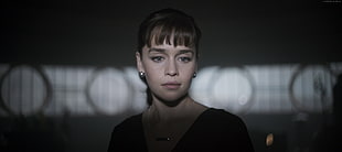 women's face, Solo: A Star Wars Story, Emilia Clarke, 4k HD wallpaper