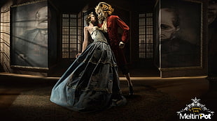 Beauty and the Beast wallpaper, artwork, commercial HD wallpaper