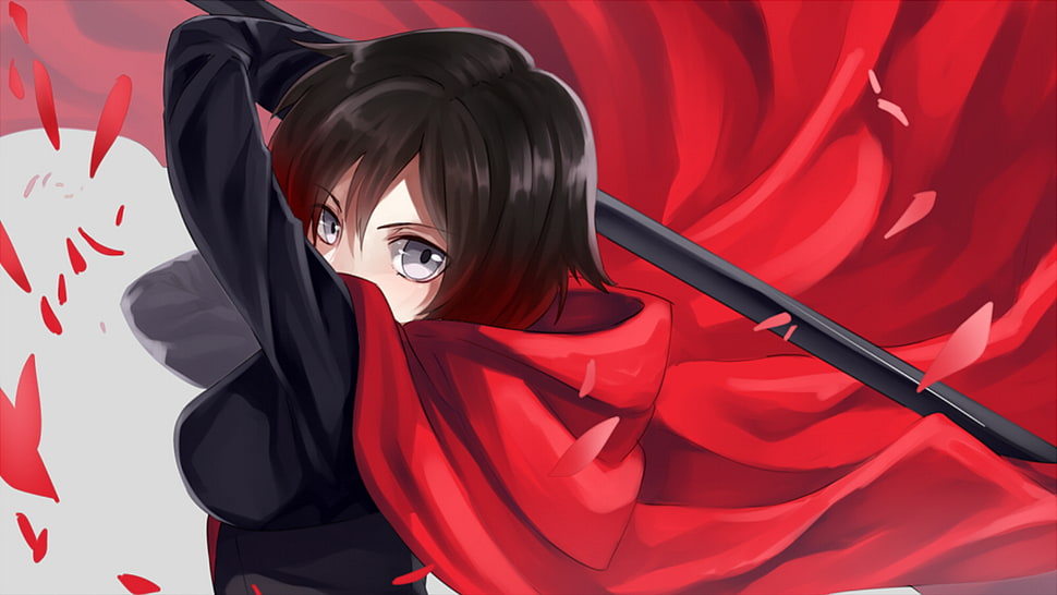 RWBY Ruby Rose wallpaper, anime, RWBY, Ruby Rose (character) HD wallpaper