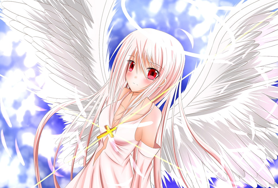 angel anime character HD wallpaper