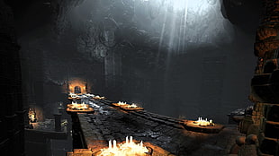 brown and black wooden table, Dark Souls, Dark Souls III, video games