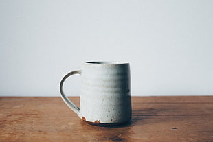 gray ceramic mug, Mug, Metal, Dishes
