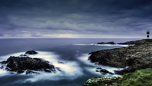 landscape photography of ocean HD wallpaper