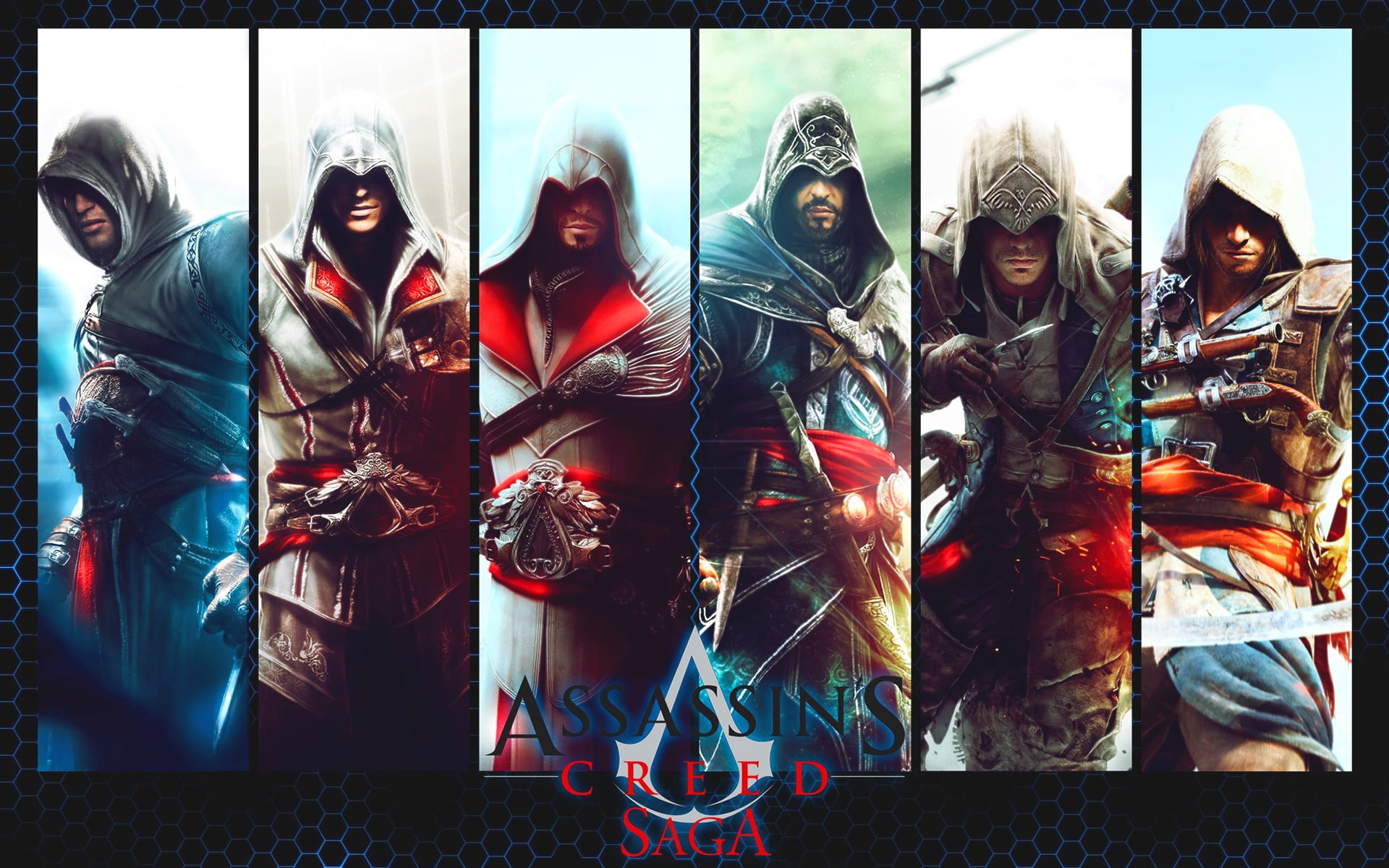 Assassin's Creed Saga wallpaper, Gamer, video games, Assassin's Creed