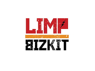 red and white Garage Sale signage, Limp Bizkit, logo, music