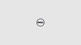 Dell logo on white background