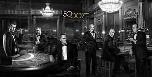 men's black suit jacket, James Bond, timothy dalton, Daniel Craig, movies HD wallpaper