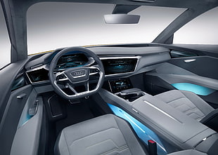 Audi vehicle interior HD wallpaper