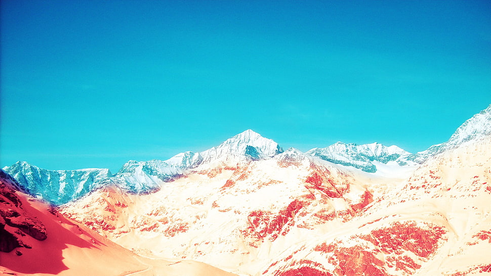 mountain ranges, nature HD wallpaper