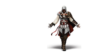 Assassin's Creed character illustration, Assassin's Creed II, Ezio Auditore da Firenze HD wallpaper