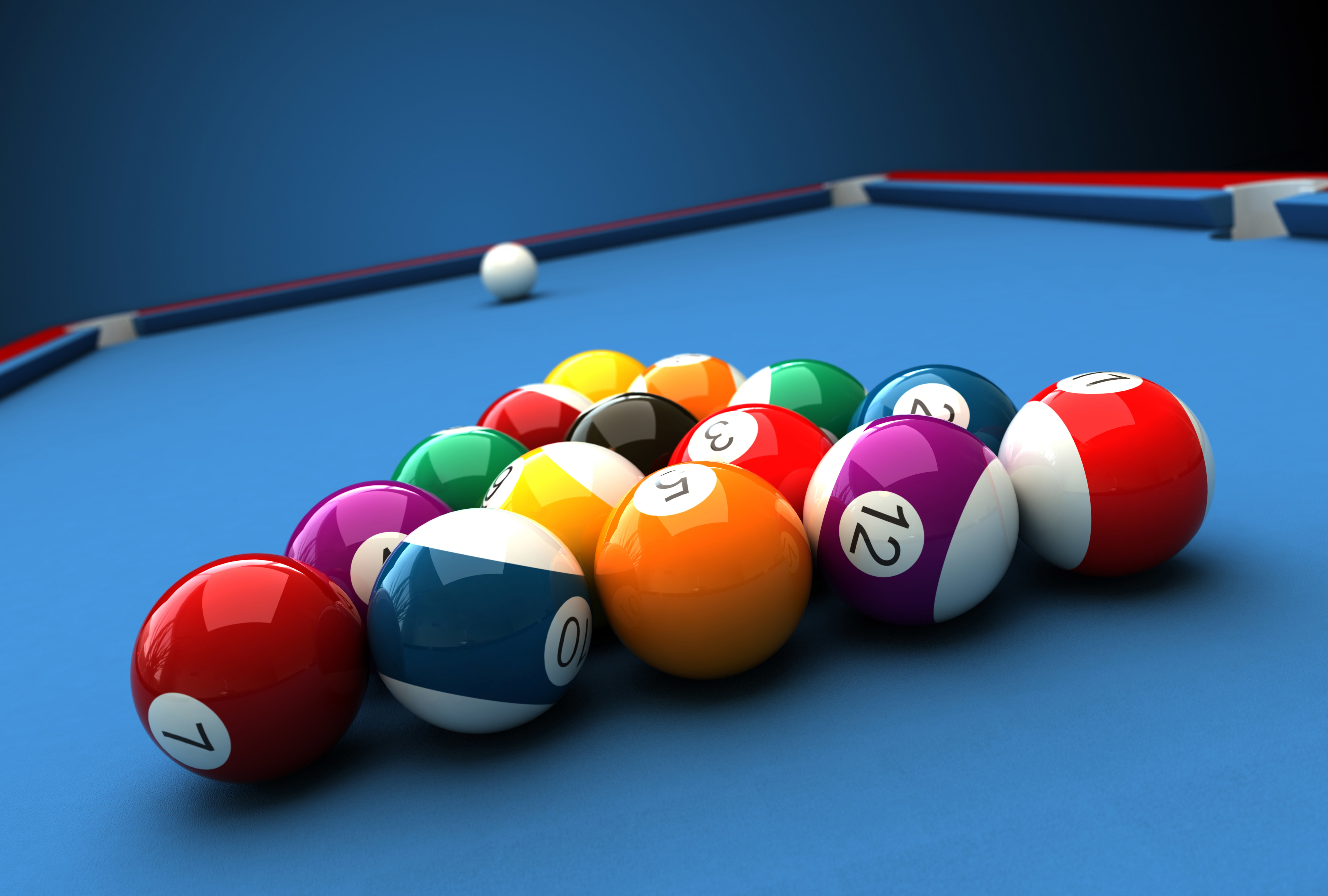 billiard ball set, billiard balls, pool table, ball, colorful