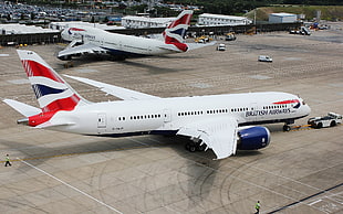 British Airways, aircraft, airplane, Boeing 787, Boeing 747 HD wallpaper