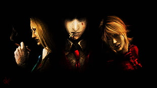 three game character wallpaper, Hellsing, Alucard, Seras Victoria, anime HD wallpaper