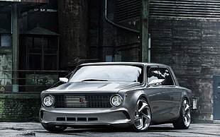 gray coupe
