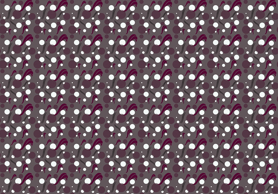 red and white polkadot wallpaper HD wallpaper