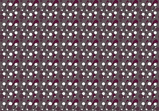 red and white polkadot wallpaper