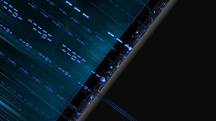 technology, blue, binary, computer