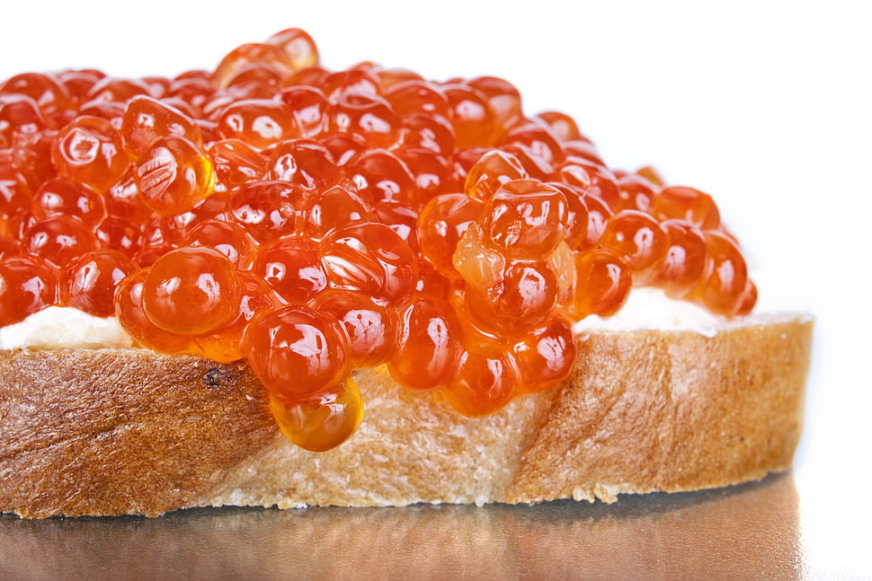 slice bread with jam HD wallpaper