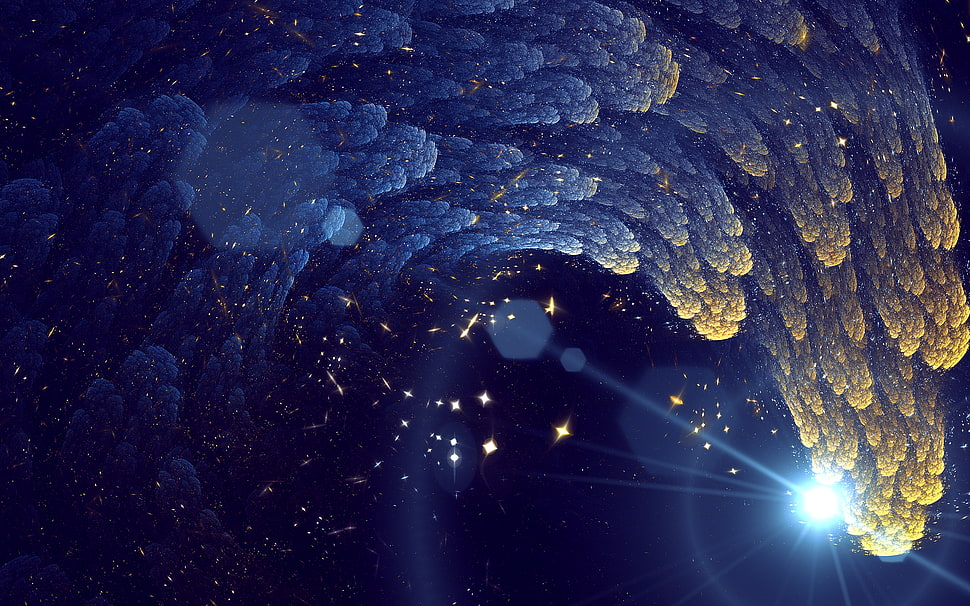 gray and black digital wallpaper, abstract, space, space art, sky HD wallpaper