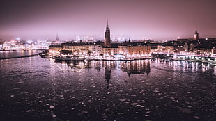 aerial photography of the city skyline, cityscape, Stockholm