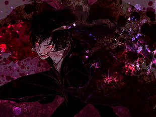male anime character digital wallppaer, anime, vampires HD wallpaper