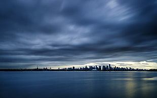 body of water, city, Vancouver, sky, cityscape HD wallpaper