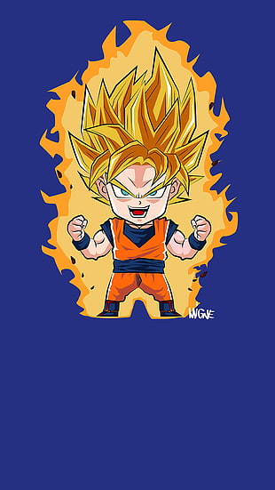 Dragon Ball Super Saiyan Goku illustration, Dragon Ball, Dragon Ball Z, illustration HD wallpaper